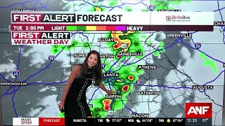 FIRST ALERT: Showers today; more rain this weekend