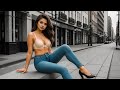 4k ai model  jennas stylish rural road photoshoot in jeans 