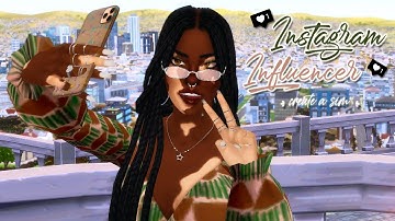 INSTAGRAM INFLUENCER 🥰📸 - THE SIMS 4 | CREATE A SIM