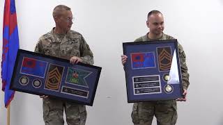 MSG Larsson & 1SG Miller PCS Ceremony