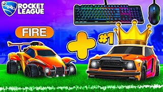 ESSE É O TOP 1 TECLADO do MUNDO!! EIS A DUPLA MAIS ABSURDA do ROCKET LEAGUE (x2 ranked no SSL)