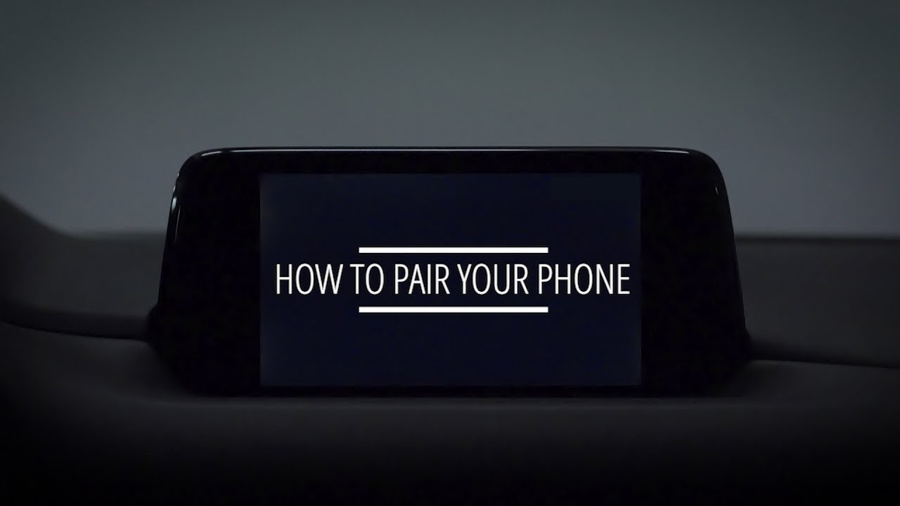 Mazda Connect: How To Pair Your Phone - YouTube