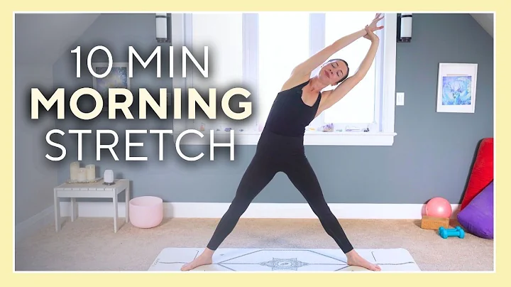 10 min Morning Yoga Stretch for Beginners - NO PROPS FULL BODY