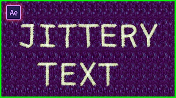 Jitter Text in After Effects