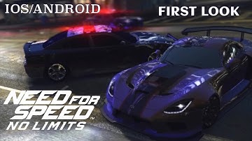 NEED FOR SPEED NO LIMITS | FIRST LOOK - CRAZY GRAPHICS - Gameplay Walkthrough Part 1 | (IOS,Android)