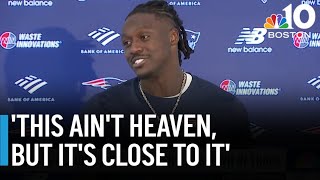 Patriots' new star wide receiver A.J. Brown introduces himself to New England