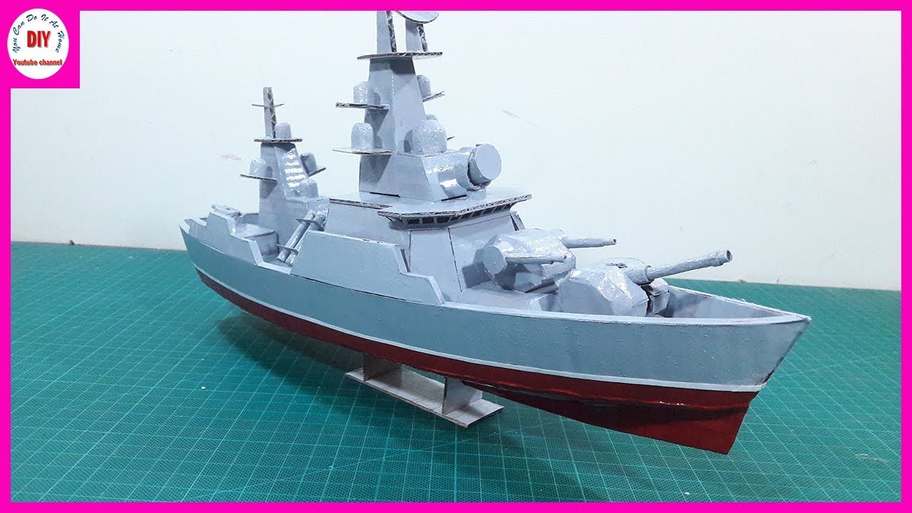 How To Make A Boat Models With Cardboard Battleship Do ...