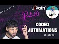 UiPath Zero To Hero Series(Pro) | Chapter-60 | Coded Automations | UiADP