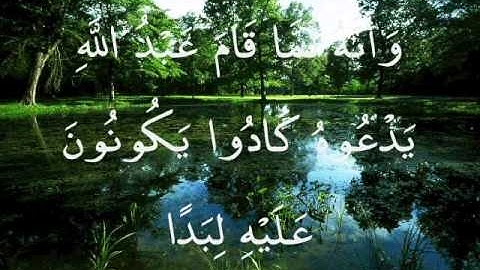 سورة الجن للشيخ محمد المحيسني.