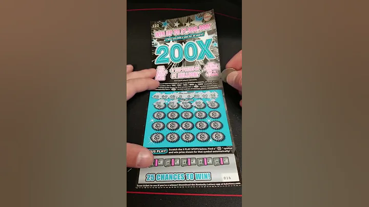 HUGE WINNING Lottery Ticket Scratch Off!