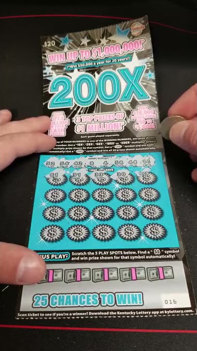 HUGE WINNING Lottery Ticket Scratch Off!