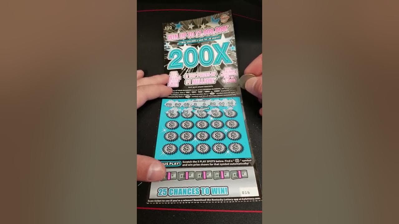 HUGE WINNING Lottery Ticket Scratch Off!