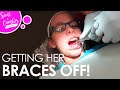 MAKAYA GETS HER BRACES OFF AT AGE 10!!!😁 | Scott and Camber