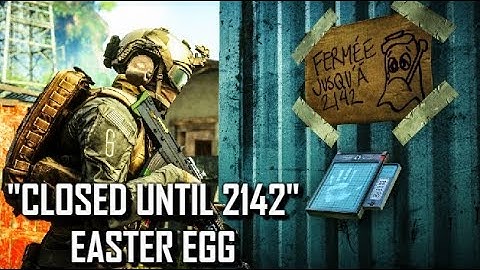 "Closed Until 2142" Operation Outbreak Easter Egg