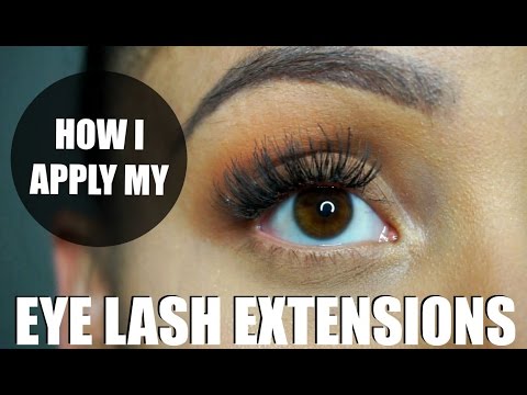 DIY: EYELASH EXTENSIONS + HOW TO REMOVE YOUR MAKEUP - YouTube
