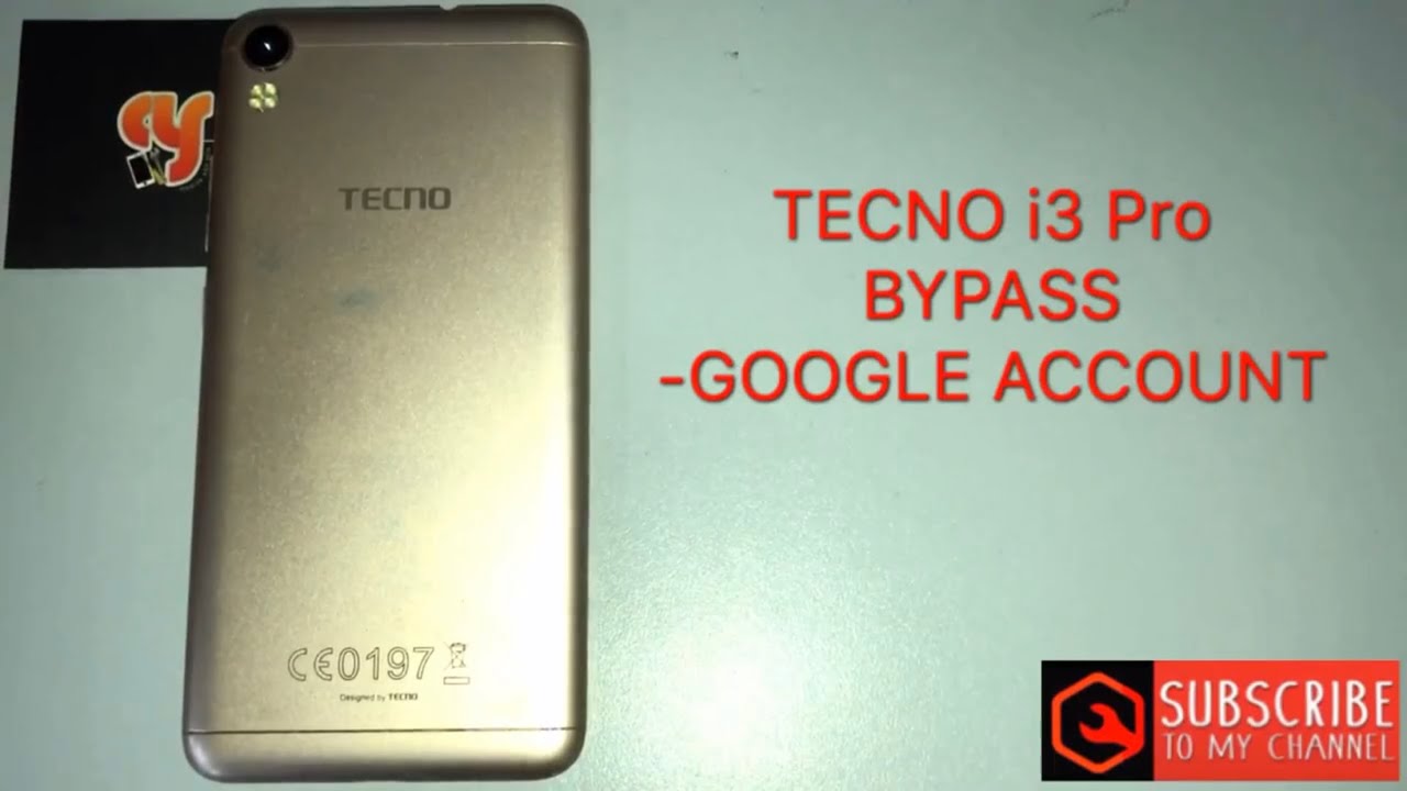 TECNO i3 Pro frp bypass v7.0 google account