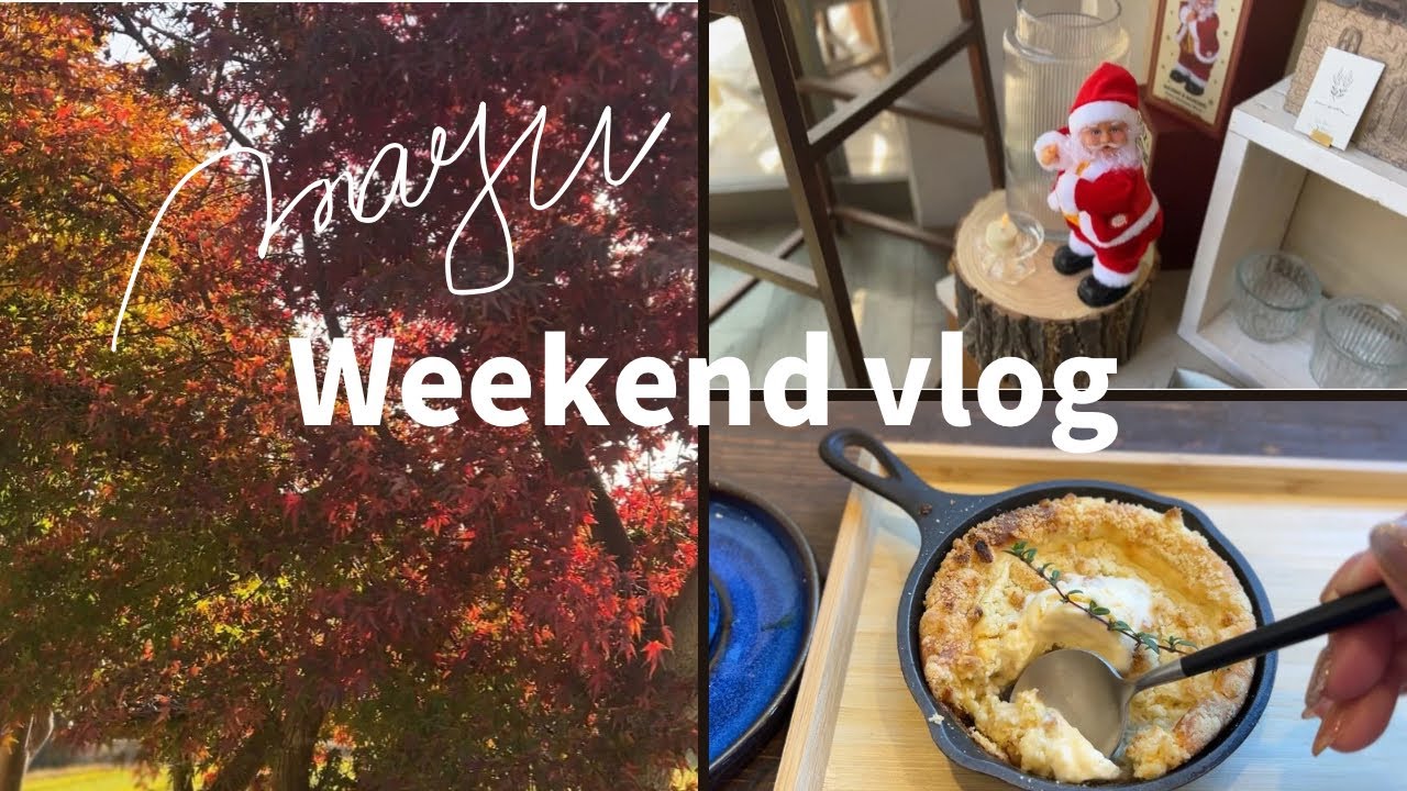 【vlog】再出発おひとりさまの週末の過ごし方| 秋の終わりを楽しむ週末🍂| Enjoying the last days of autumn this weekend.