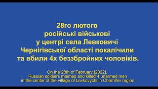 Розстріл цивільних в селі Левковичі