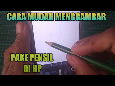 Cara buat stylus pen android dengan cepat dan gampang Bahan - isolasi - bungkus jajan/lainnya (alumu. 