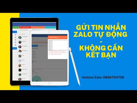 Video Gửi tin nhắn zalo hàng loạt cho người lạ / không cần... - youtube
