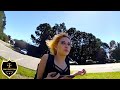 Sicko Tries To Crack Girl Skating At Park