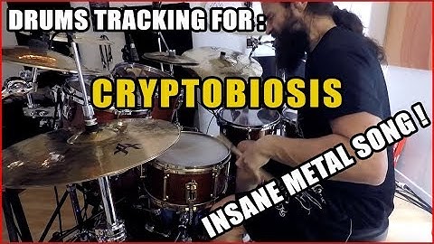 Insane song by CRYPTOBIOSIS : Death Machine (Drums recording)