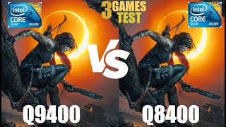 Core 2 Quad Q8400 vs Core 2 Quad Q9400 Gaming | Which is Best ? 3 Games Test Q9400 vs Q8400 Gaming