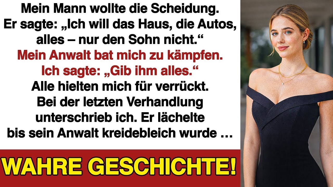 Mein Mann nahm bei der Scheidung alles und ahnte nicht, was er mir wirklich wegnahm …