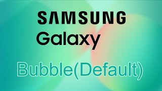 Bubble (Default) - Samsung Galaxy OneUI 7.0 - 8.5 Reminder Tone