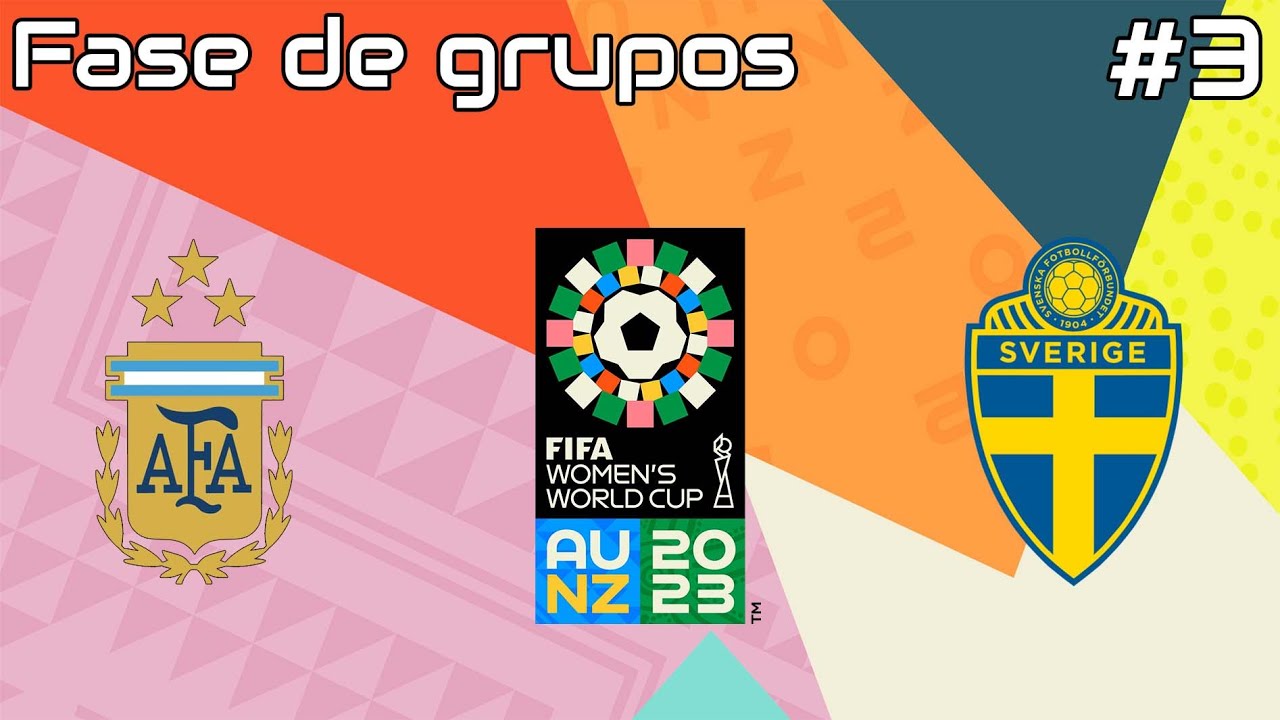 FIFA 23 2023 FIFA Women's World Cup 3 Fase de grupos Argentina vs Suecia YouTube