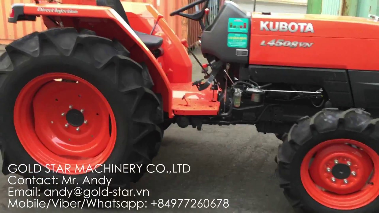 kubota tractor l4508 made in japan YouTube