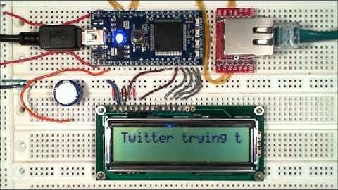 mbed LCD News display