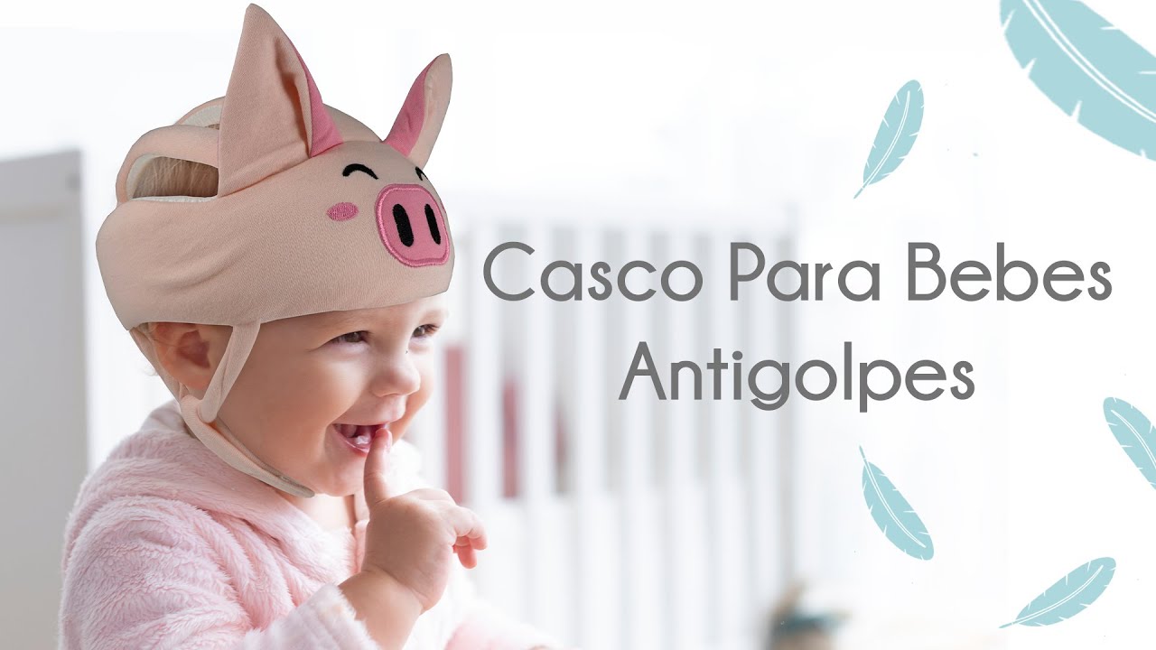 Casco Para Bebes Antigolpes Ajustable Seguridad Contra Caídas y Golpes En La Pared