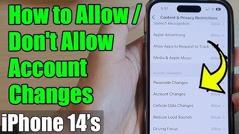 iPhone 14/14 Pro Max: How to Allow/Don
