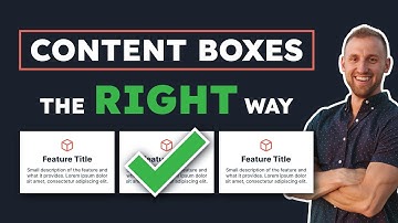 How to Build Content Boxes the RIGHT Way in WordPress Using Kadence Blocks