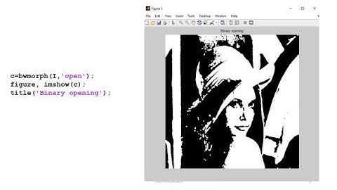 MATLAB PROGRAM TO STUDY THE VARIOUS MORPHOLOGICAL OPERATIONS