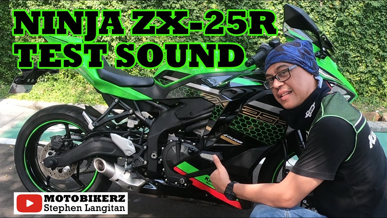 Ninja Zx 25r Test Sound Youtube 