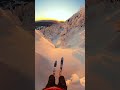 GoPro | Sunrise Powder Skiing POV in Vermont 🎬 Mike Hayes #Shorts #Skiing