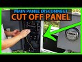 What Is a Cut Off Panel? - Main Disconnect Using 200a Feed-Thru Lug Outdoor Load Center