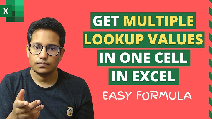 Lookup & Return Multiple Values in One Cell in Excel (Easy Formula)