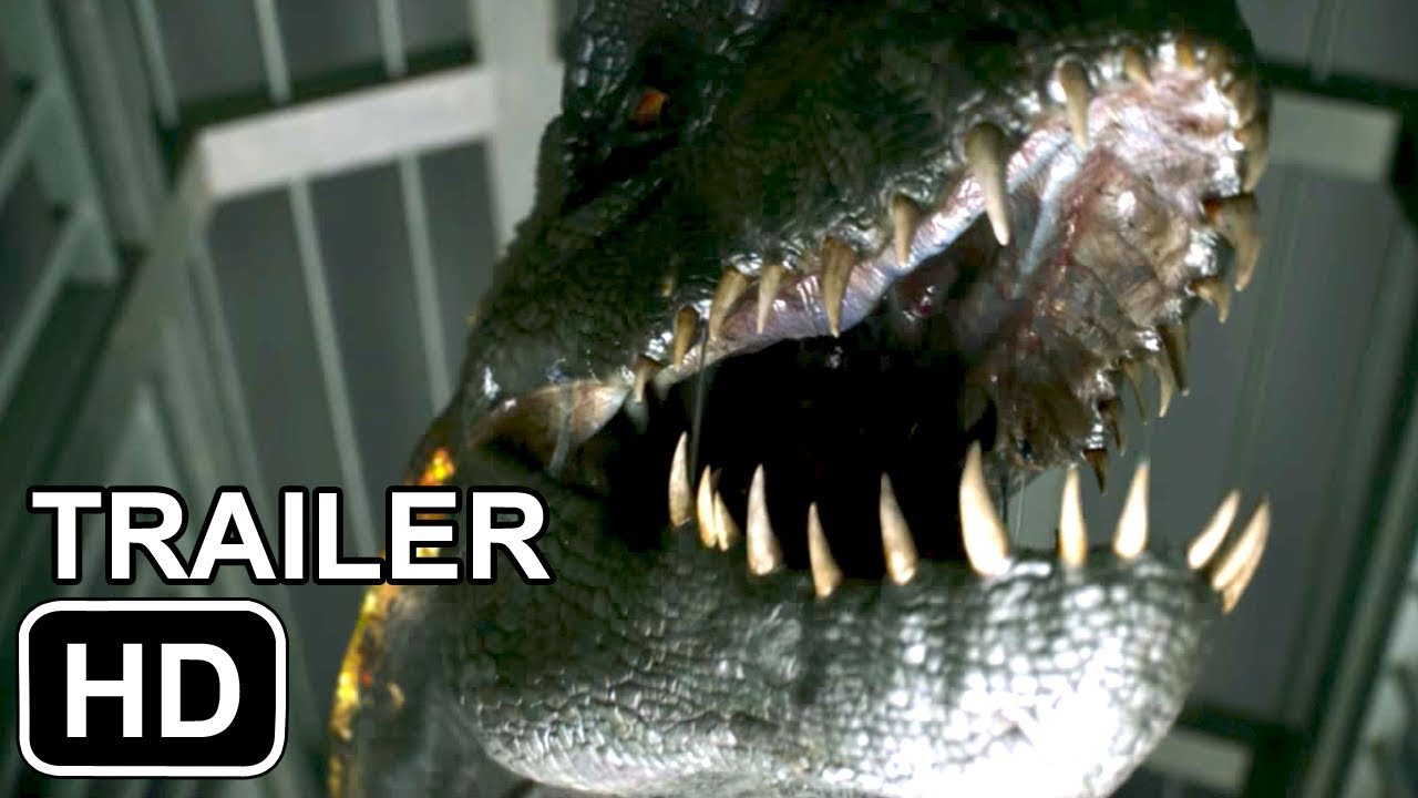 trailer mosasaur and indominus rex
