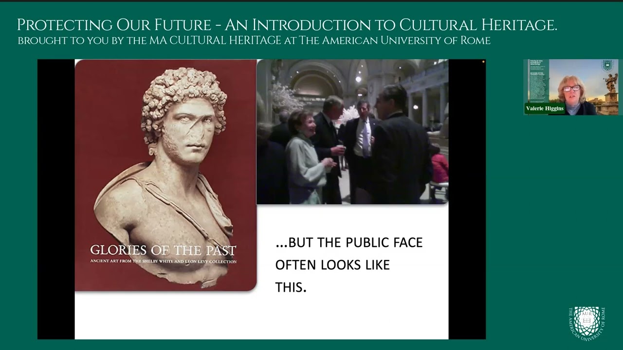 Introduction to Cultural Heritage #.1 MUSEUMS - KEEPERS OF KNOWLEDGE OR TRAFFICKERS IN STOLEN GOODS?