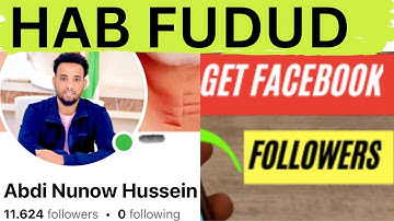 Side Loo Badsado Facebook Page Followers | Farsamo Cusub 2025