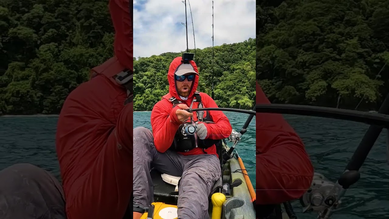 Fish of a Lifetime on a Bucktail Jig! Kayak Fishing #shorts