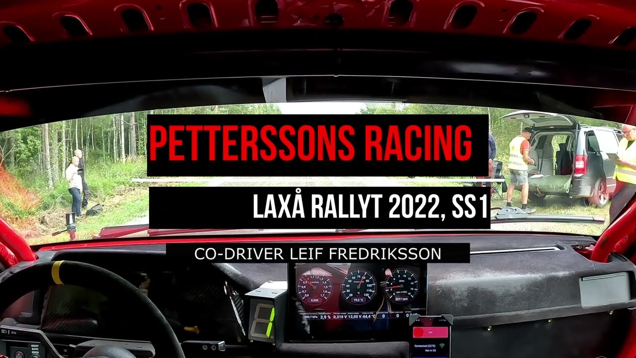 LAXÅ RALLYT 2022, SS1 | CO-DRIVER LEIF FREDRIKSSON