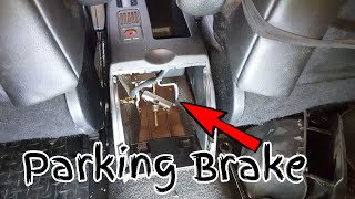 How To replace Parking Brake Cable On Peugeot 307