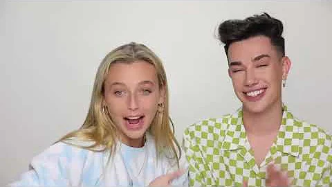 emma chamberlain DOING JAMES CHARLES MAKEUP