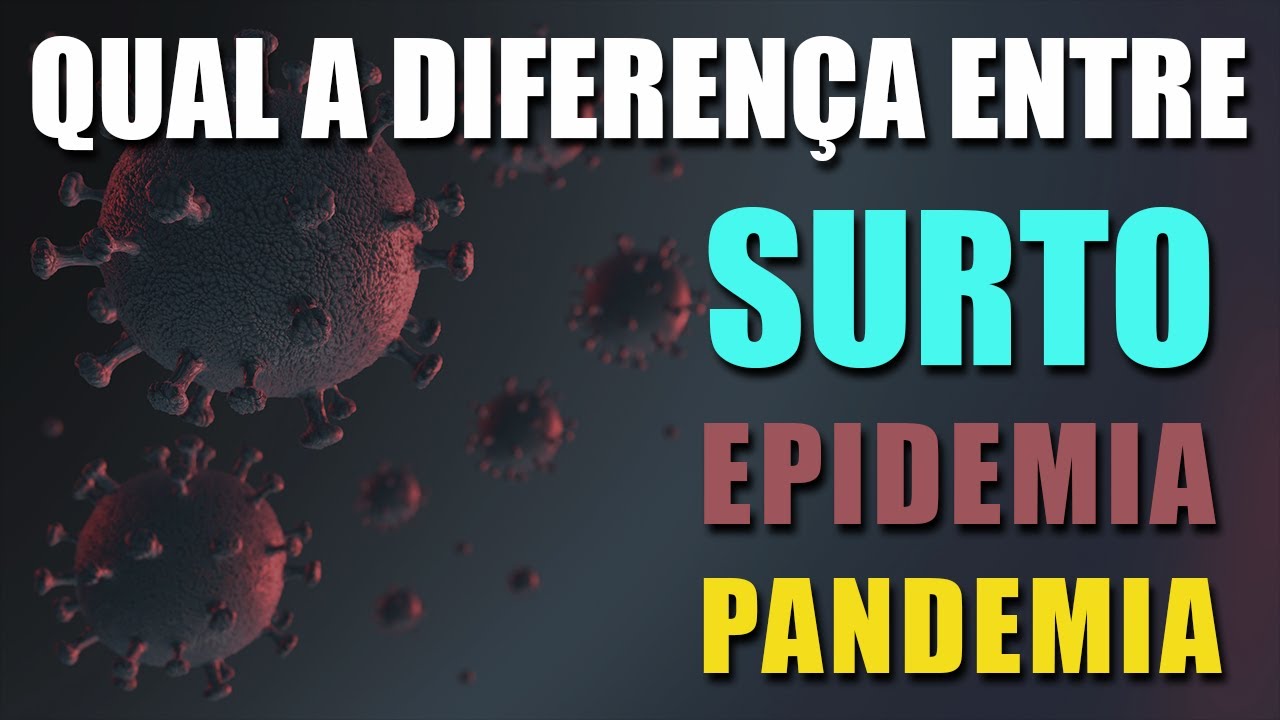 Você sabe a Diferença entre Surto, Epidemia e Pandemia ? YouTube Você sabe a Diferença entre Surto, Epidemia e Pandemia ? YouTube