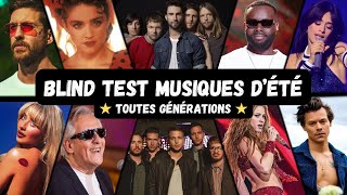 BLIND TEST MUSIQUES D'ÉTÉ DE 1969 À 2025 - 60 EXTRAITS (TOUTES GÉNÉRATIONS)