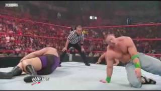 (September 28, 2009) Raw: John Cena vs. Randy Orton, Chris Jericho \& Big Show - Gauntlet Match